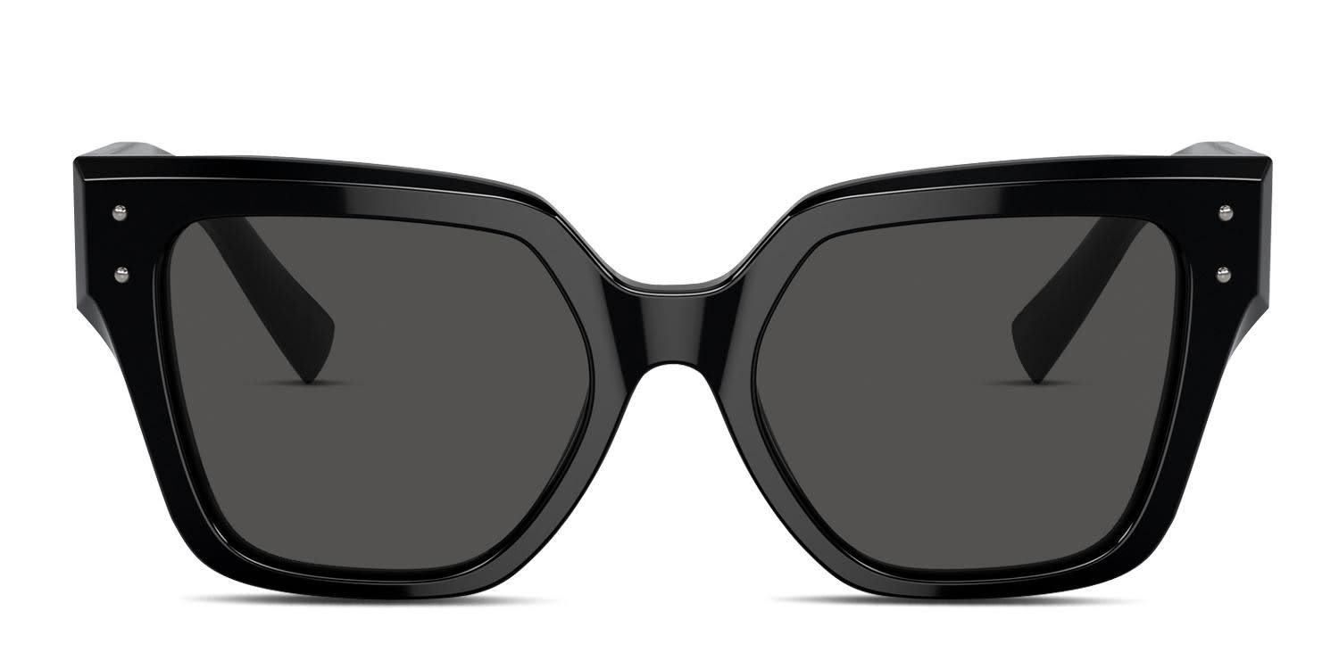 Dolce & Gabbana DG4471 Shiny Black glasses - Shiny Black - Frontal View