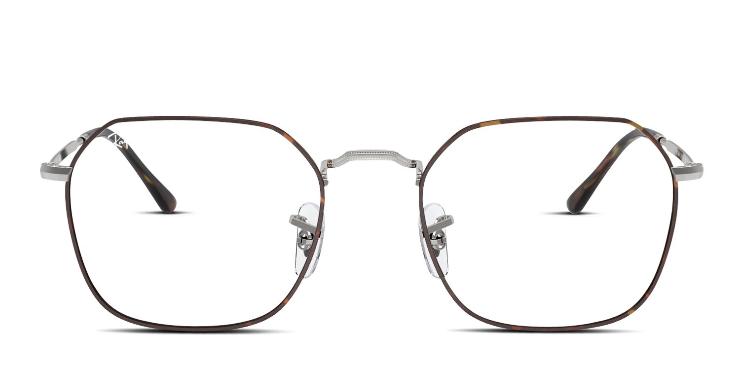 Ray-Ban RX3694V Jim Tortoise, Silver glasses - Tortoise / Silver - Frontal View