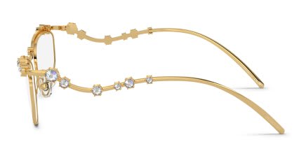 Swarovski SK1015 Gold glasses - Gold - Side View