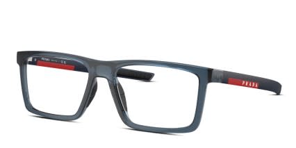 Prada Linea Rossa PS02QV Blue glasses - Blue - Angle View