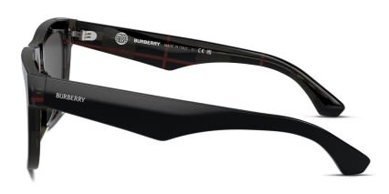 Burberry BE4431U Black glasses - Black - Side View