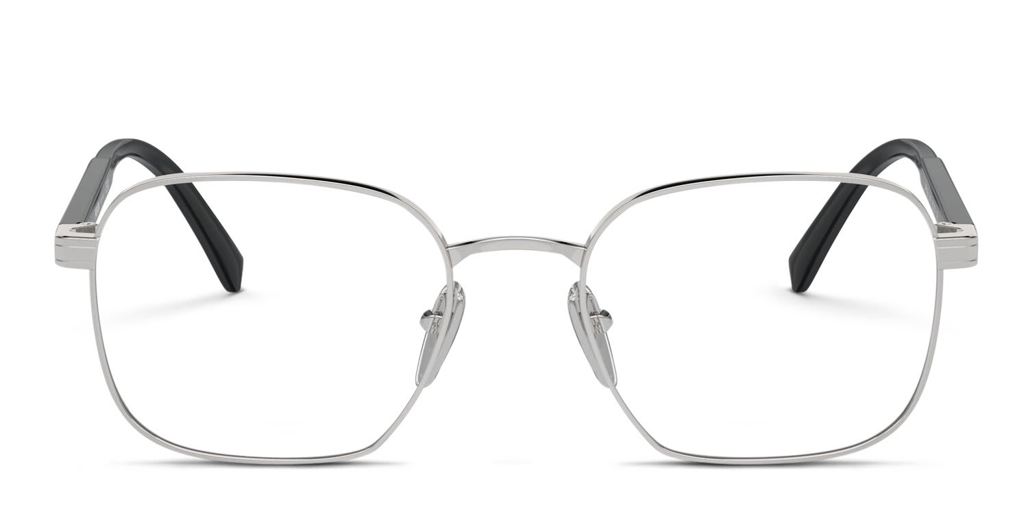Prada PRA55V Silver glasses - Silver - Frontal View