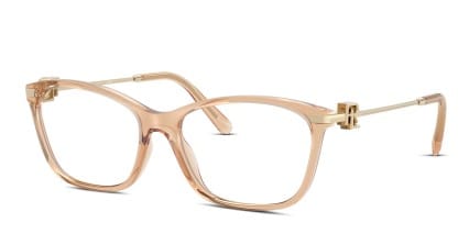 Ralph Lauren RL6247U Clear, Brown glasses - Clear / Brown - Angle View