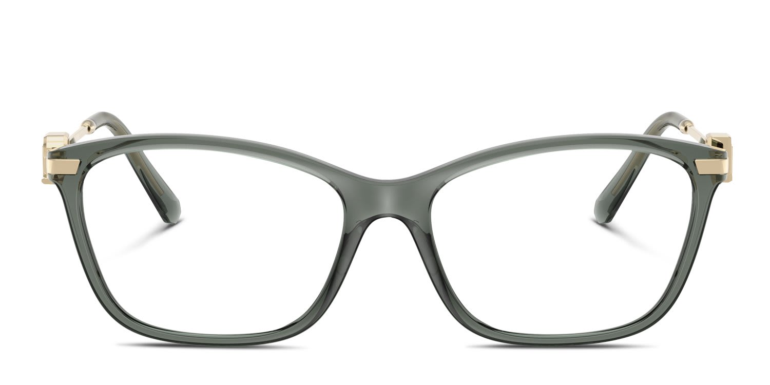 Ralph Lauren RL6247U Clear, Green glasses - Clear / Green - Frontal View