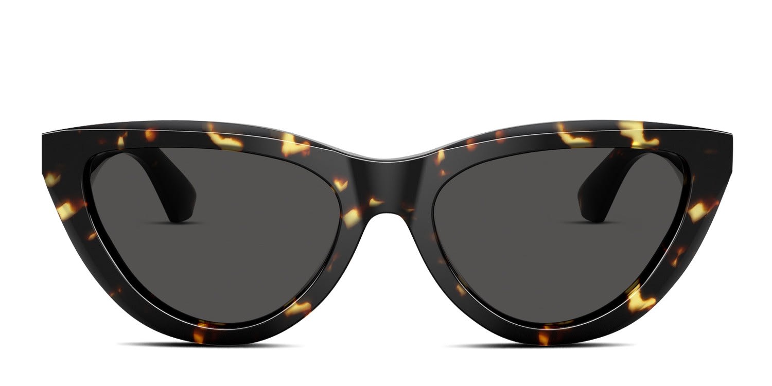 Burberry BE4436U Tortoise, Yellow glasses - Tortoise / Yellow - Frontal View