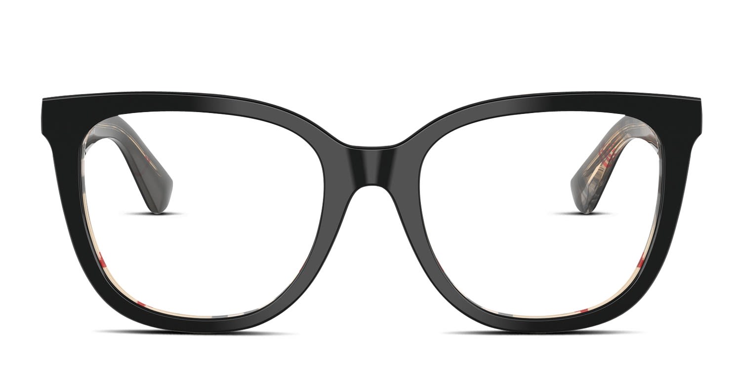 Burberry BE2415 Black glasses - Black - Frontal View