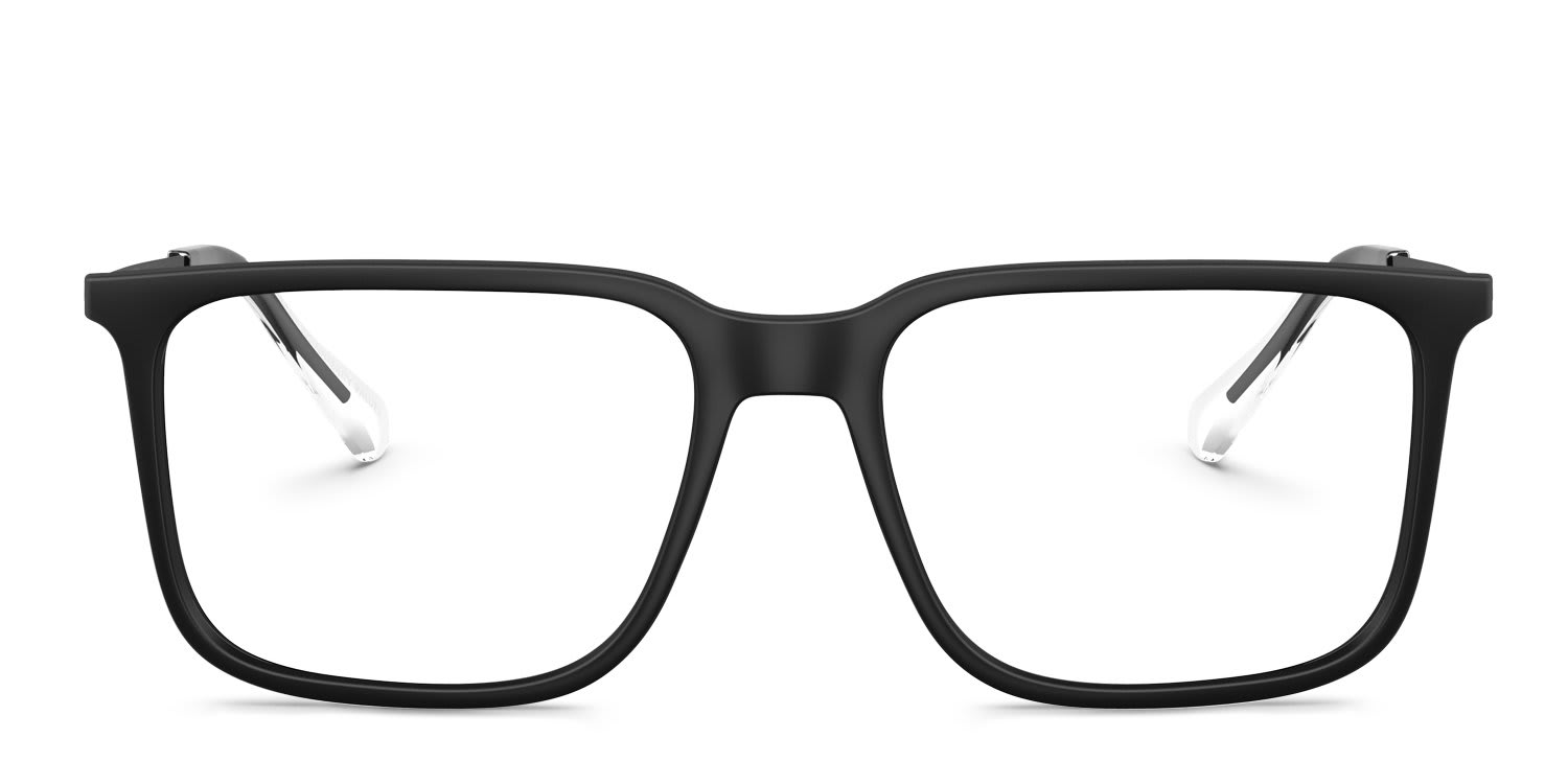 Armani Exchange AX3119F Black glasses - Black - Frontal View