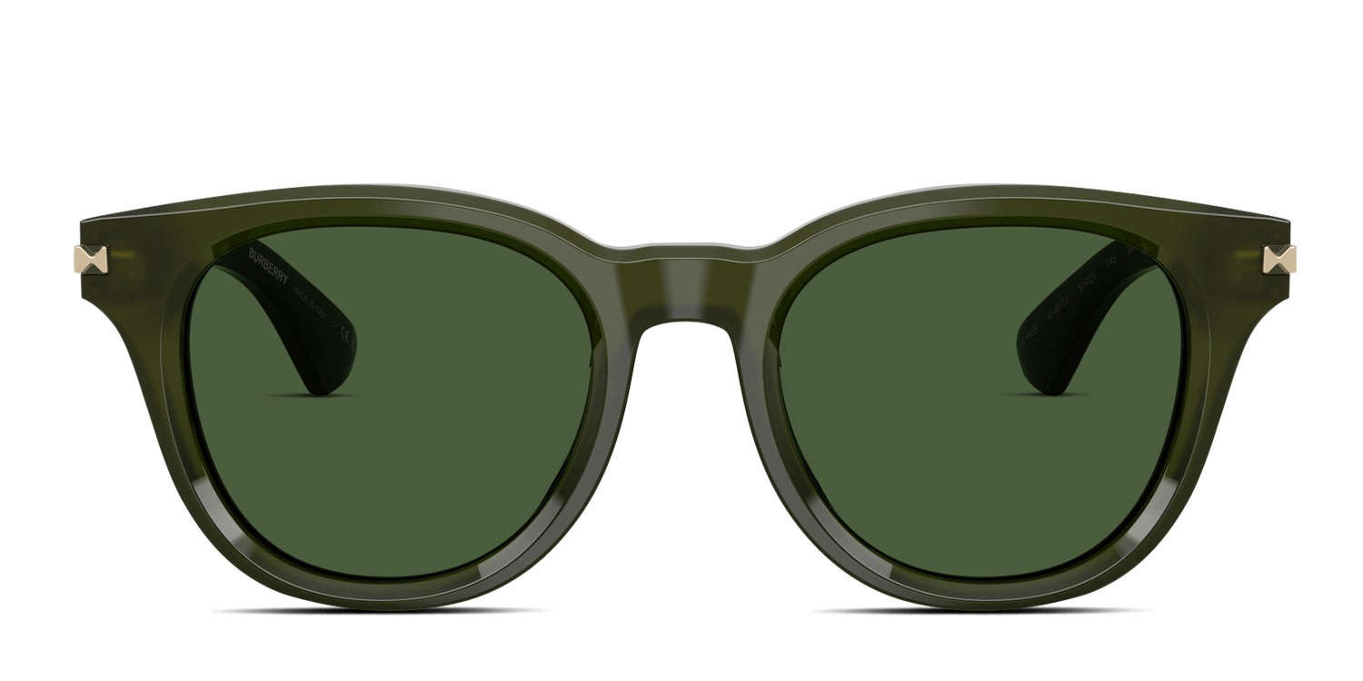 Burberry BE4439 Green glasses - Green - Frontal View