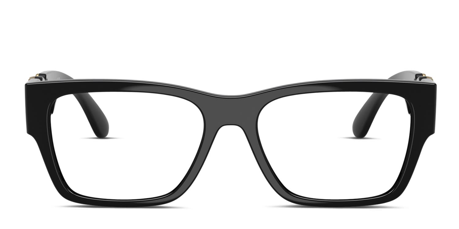 Versace VE3368U Shiny Black glasses - Shiny Black - Frontal View