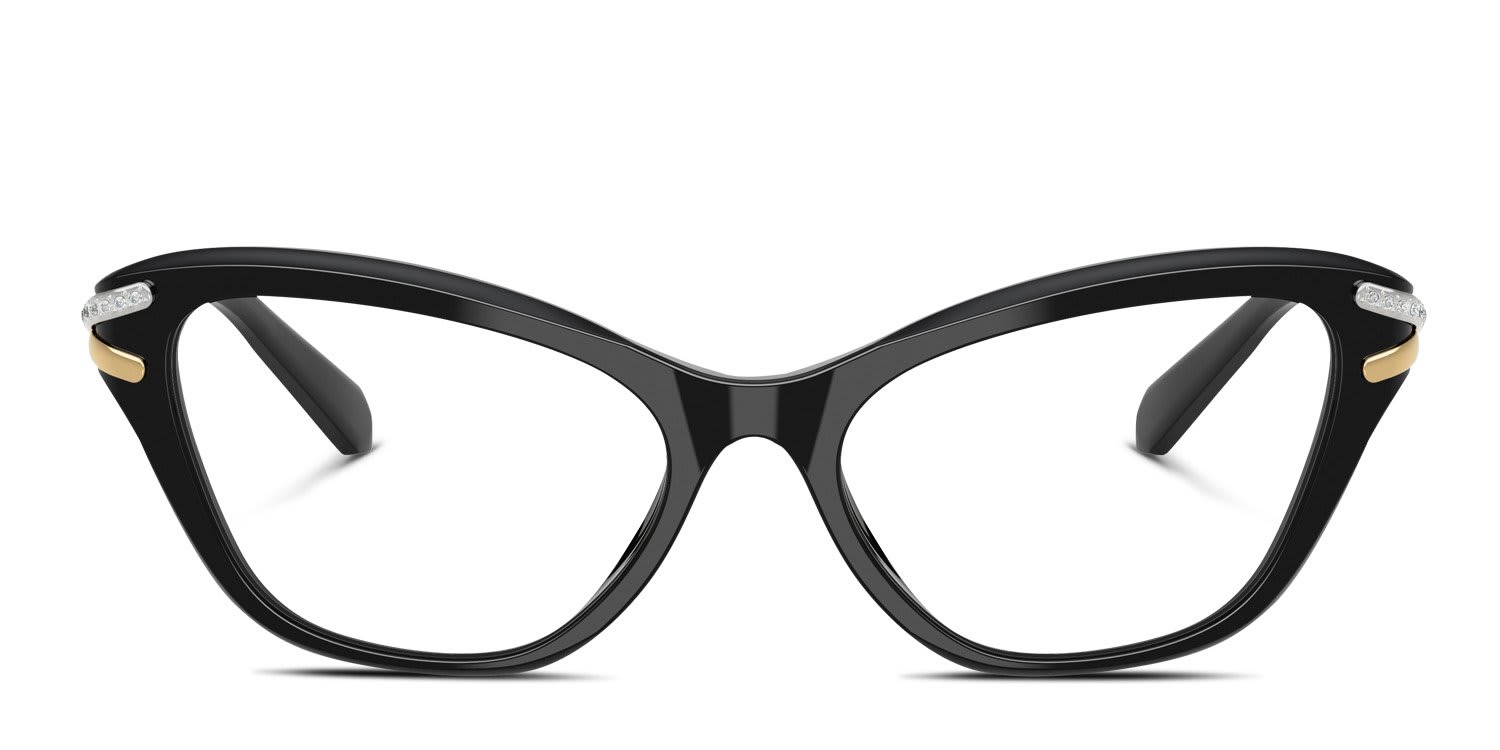 Swarovski SK2031 Black glasses - Black - Frontal View