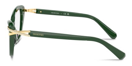 Swarovski SK2031 Green glasses - Green - Side View