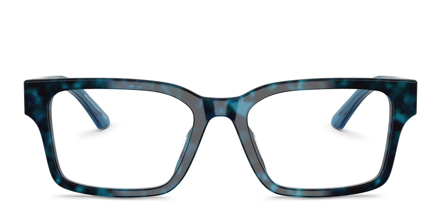 Emporio Armani EA3245U Tortoise, Blue glasses - Tortoise / Blue - Frontal View