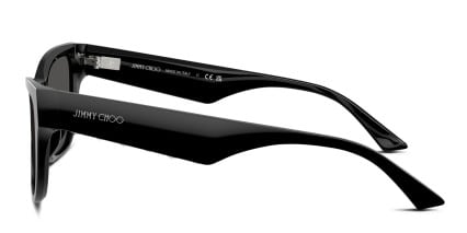 Jimmy Choo JC5024HU Black glasses - Black / Gray - Side View