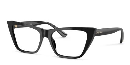 Jimmy Choo JC3025 Black glasses - Black - Angle View