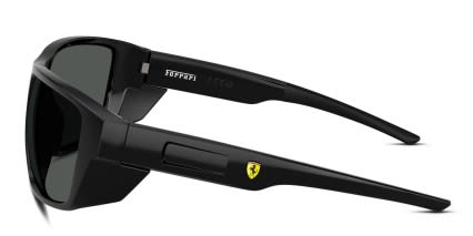 Ferrari Scuderia FZ6012U Black glasses - Black / Gray - Side View