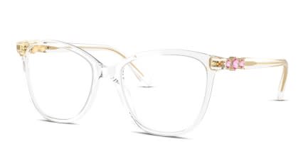 Swarovski SK2020 Clear glasses - Clear - Angle View