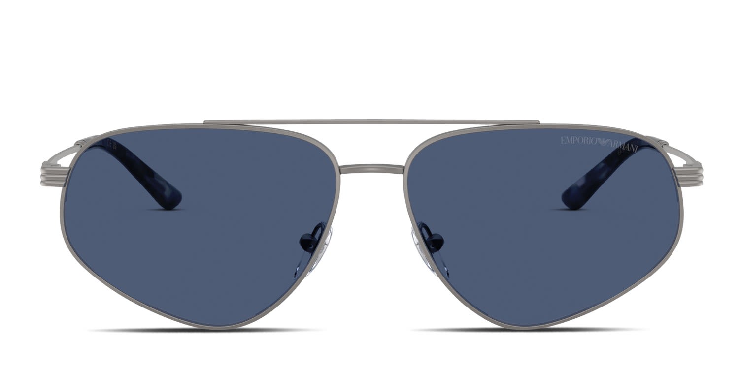 Emporio Armani EA2156 Gunmetal glasses - Gunmetal - Frontal View
