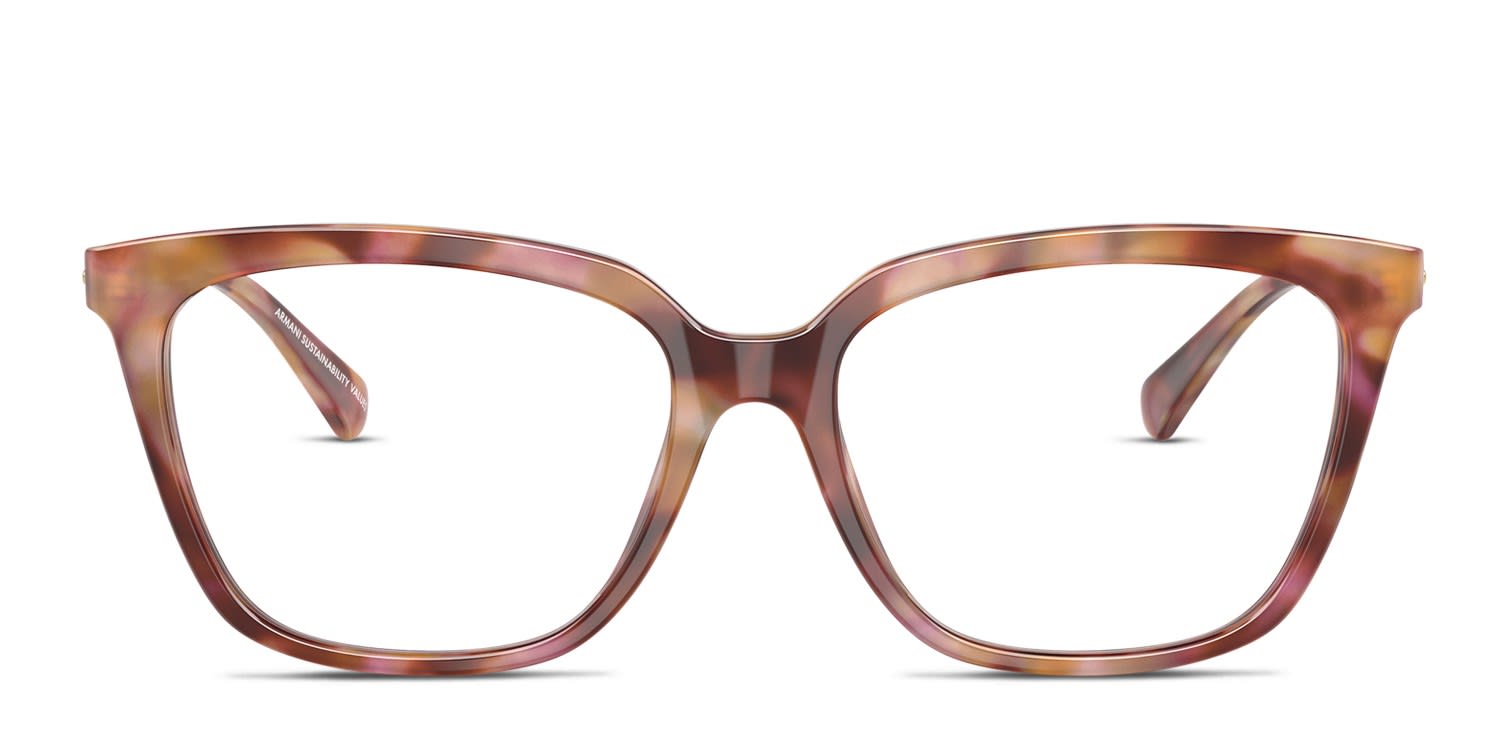 Emporio Armani EA3248 Tortoise, Red glasses - Tortoise - Frontal View