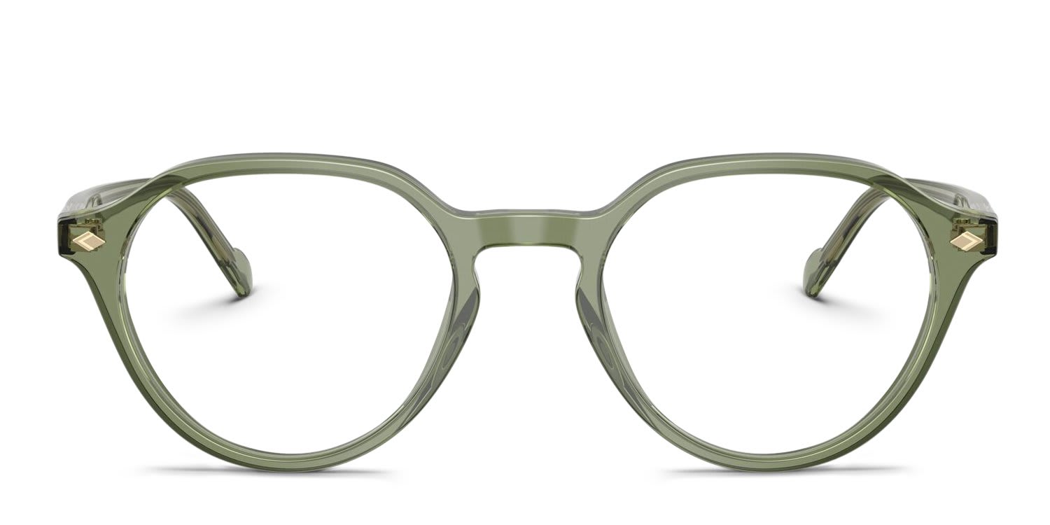 Vogue VO5598 Clear, Green glasses - Green / Clear - Frontal View