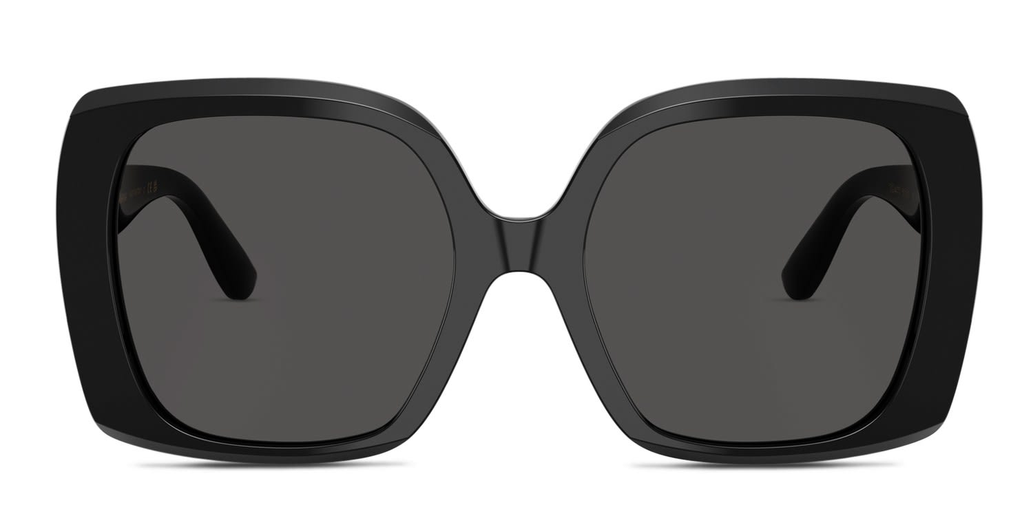 Dolce & Gabbana DG4475 Black glasses - Black / Gray - Frontal View