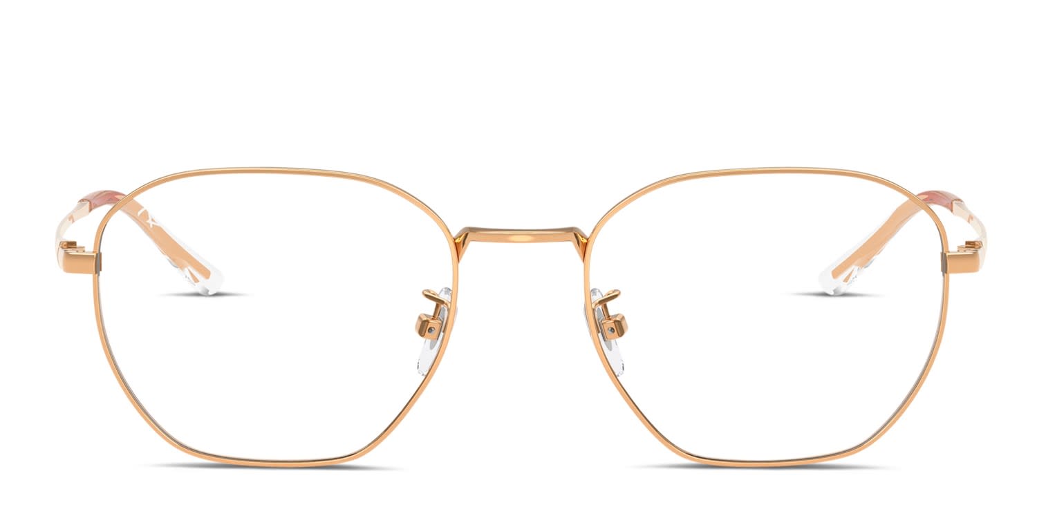 Ray-Ban RX8777D Gold glasses - Gold - Frontal View
