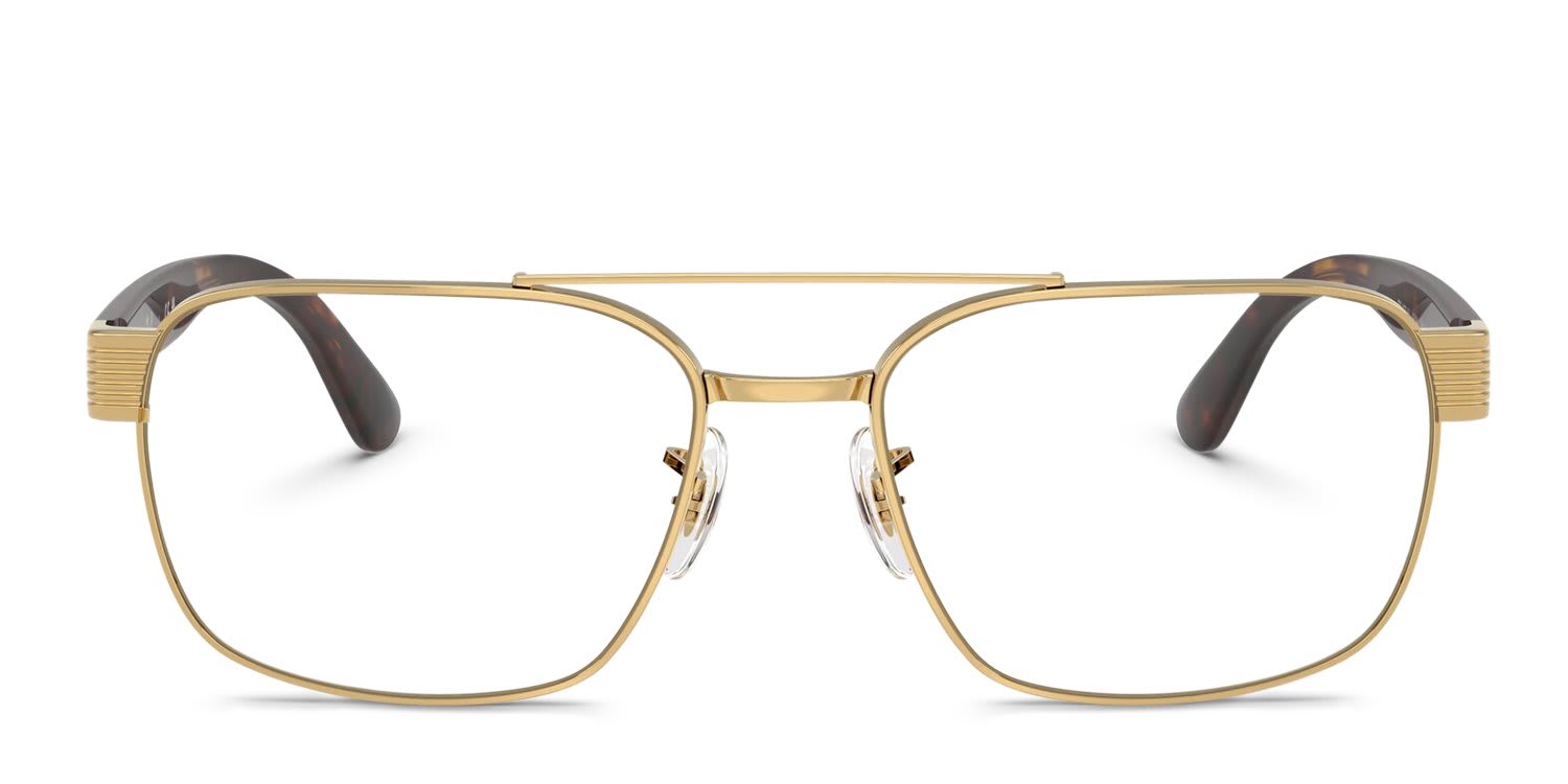 Ray-Ban RX3751V Gold glasses - Gold - Frontal View