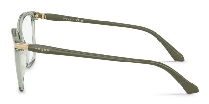 Vogue VO5654 Clear, Green glasses - Clear / Green - Side View