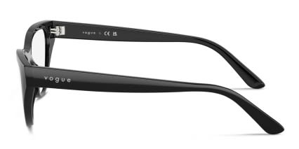 Vogue Eyewear VY2035 Kids Shiny Black glasses - Shiny Black - Side View
