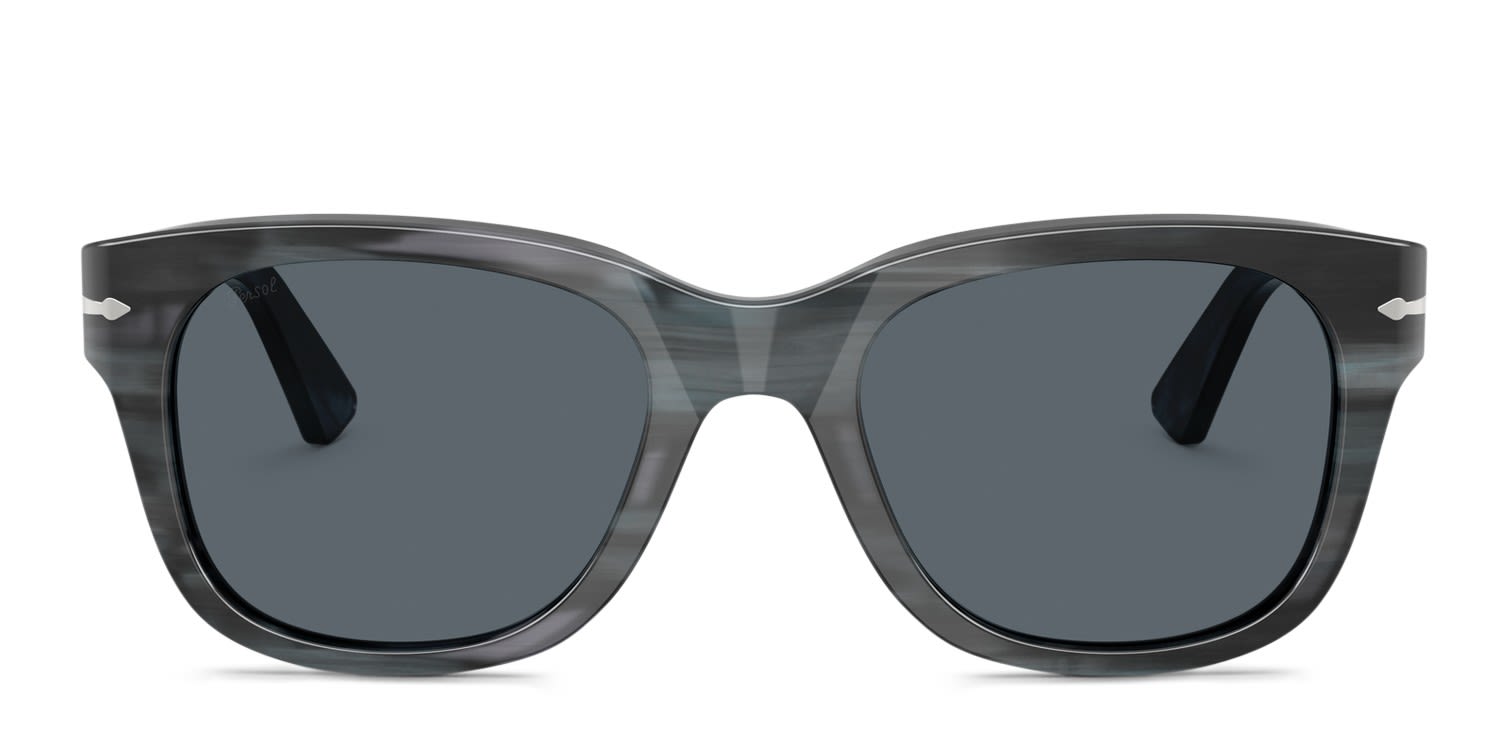 Persol PO3372S Multicolor, Gray, Blue glasses - Multicolor / Gray / Blue - Frontal View