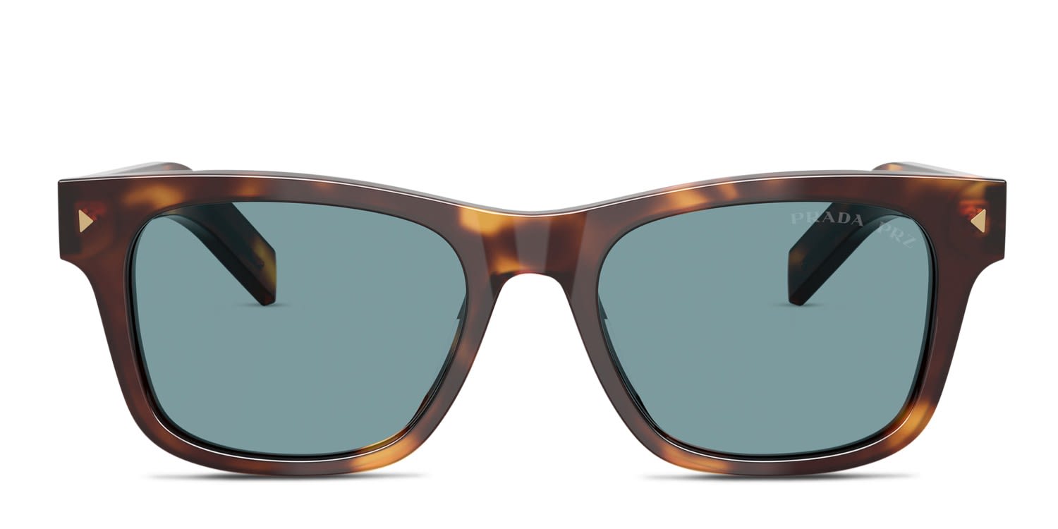 Prada PRA17S Tortoise glasses - Tortoise / Green - Frontal View