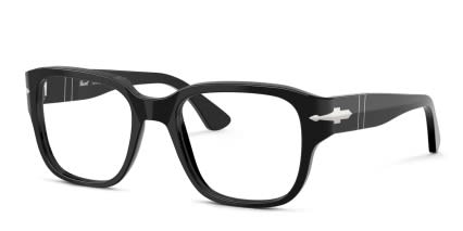 Persol PO3374V Black glasses - Black - Angle View