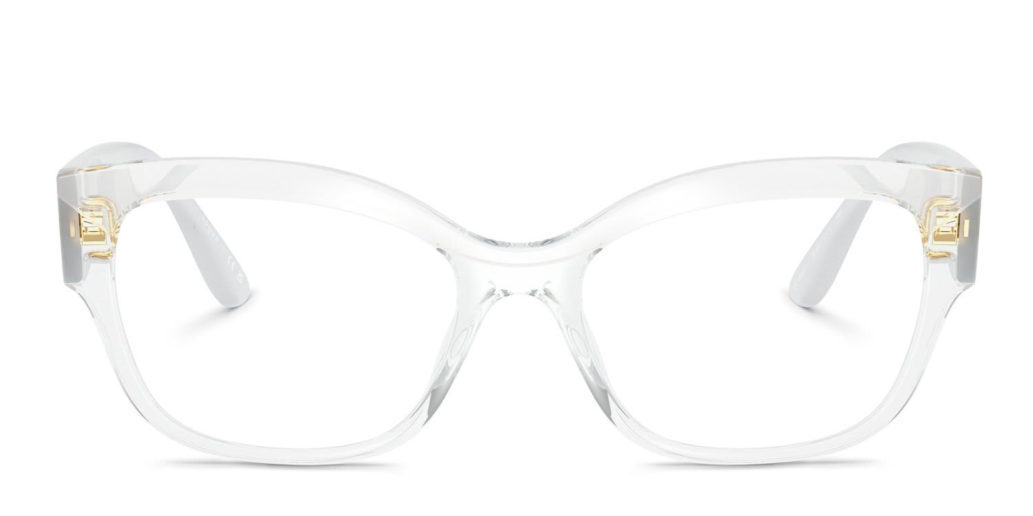 Vogue VO5635U White, Clear glasses - White / Clear - Frontal View