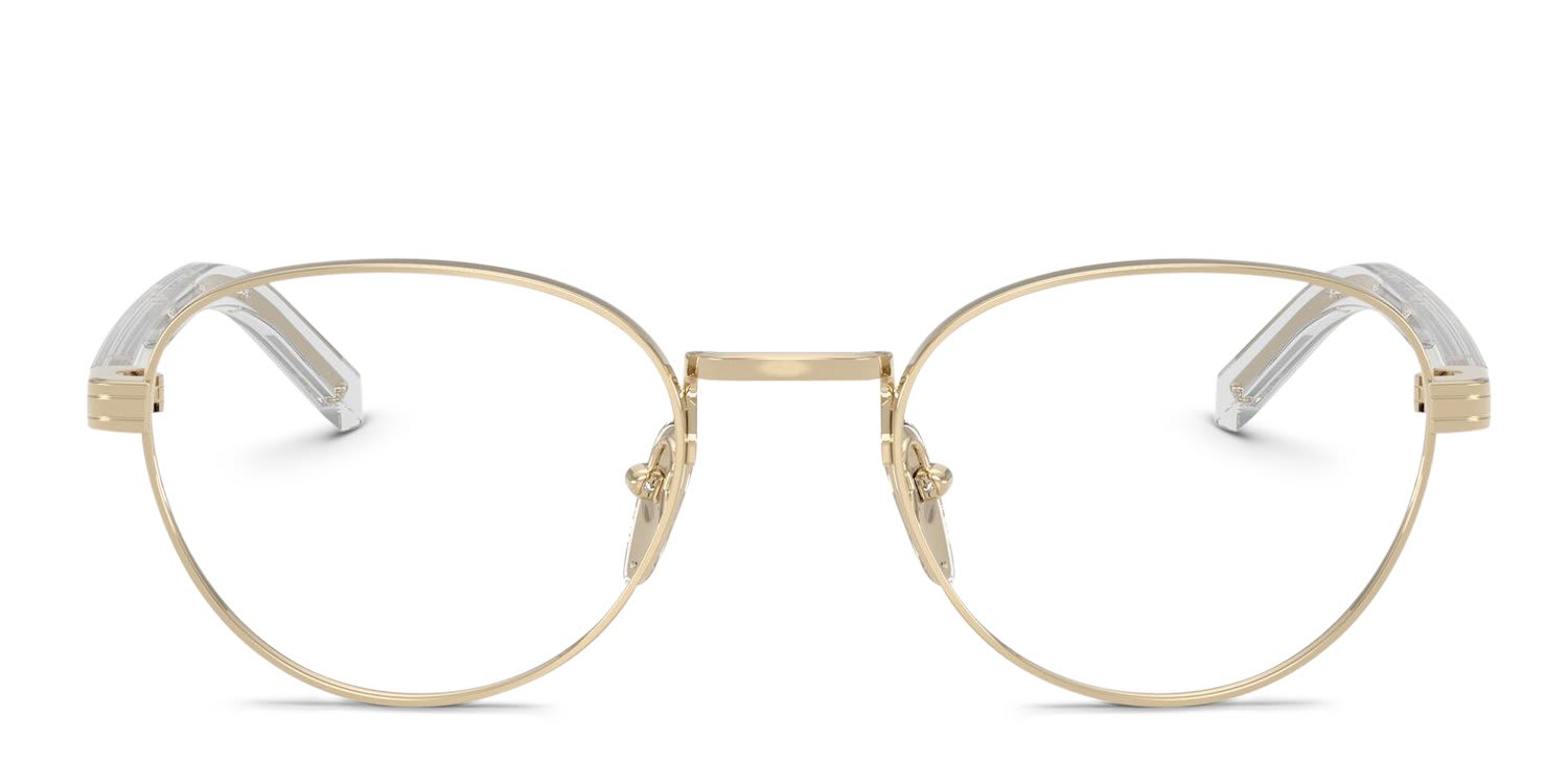 Prada PRB53V Gold glasses - Gold - Frontal View