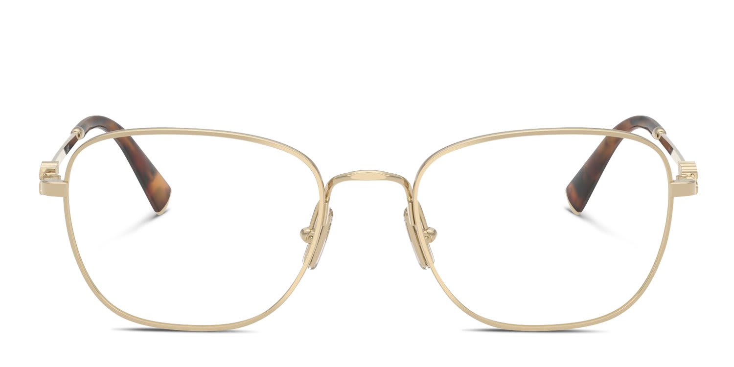 Miu Miu MU50WV Gold glasses - Gold - Frontal View