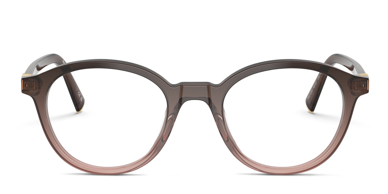 Miu Miu MU02WV Red glasses - Brown - Frontal View