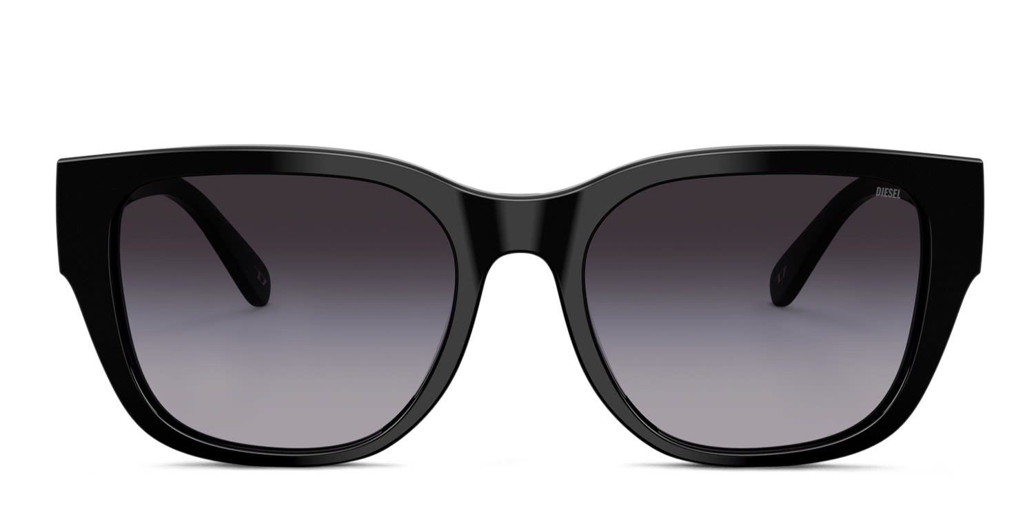 Diesel DL2005 Black, Gray glasses - Black / Gray - Frontal View
