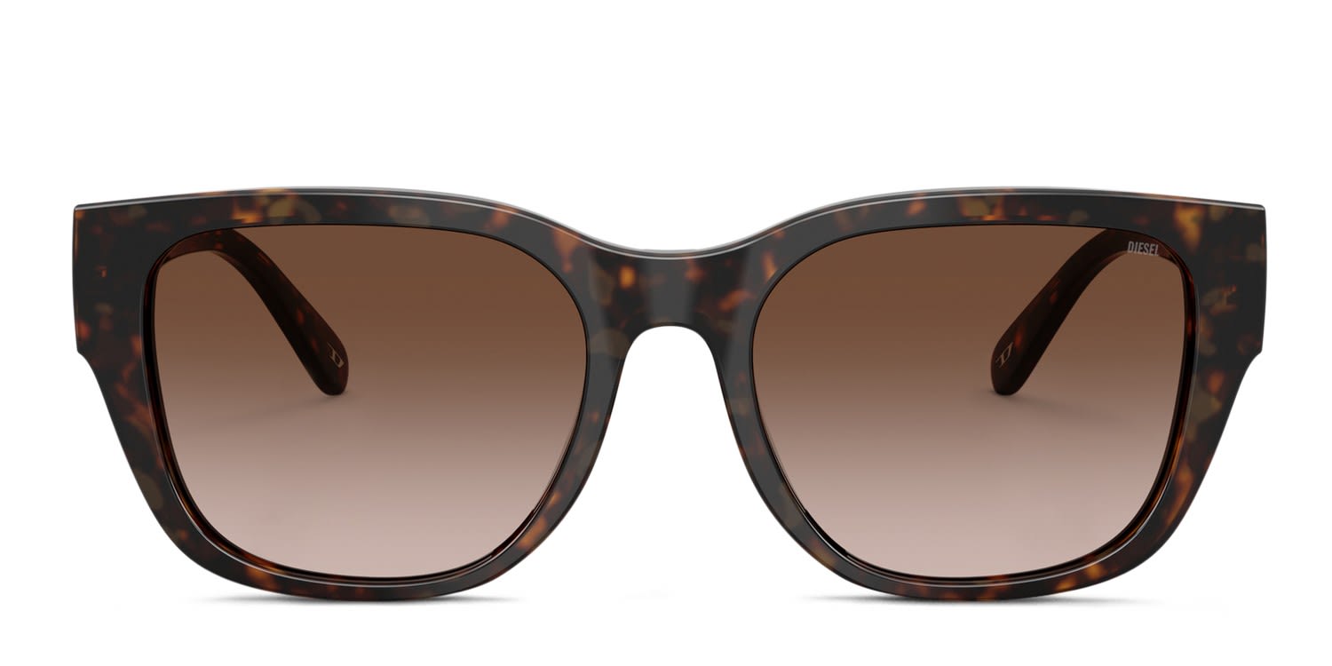Diesel DL2005 Tortoise, Yellow, Brown glasses - Tortoise / Yellow / Brown - Frontal View