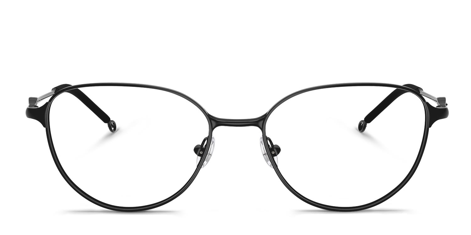 Diesel DL5003 Black glasses - Black - Frontal View