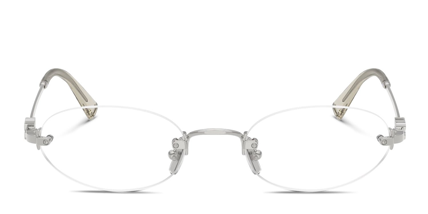 Miu Miu MU53WV Silver glasses - Silver - Frontal View