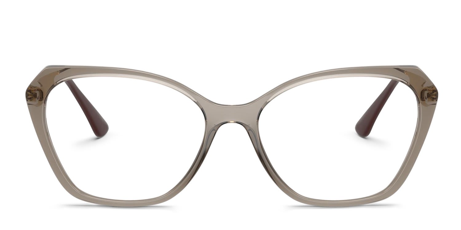 Vogue VO5522 Clear, Brown glasses - Clear / Brown - Frontal View