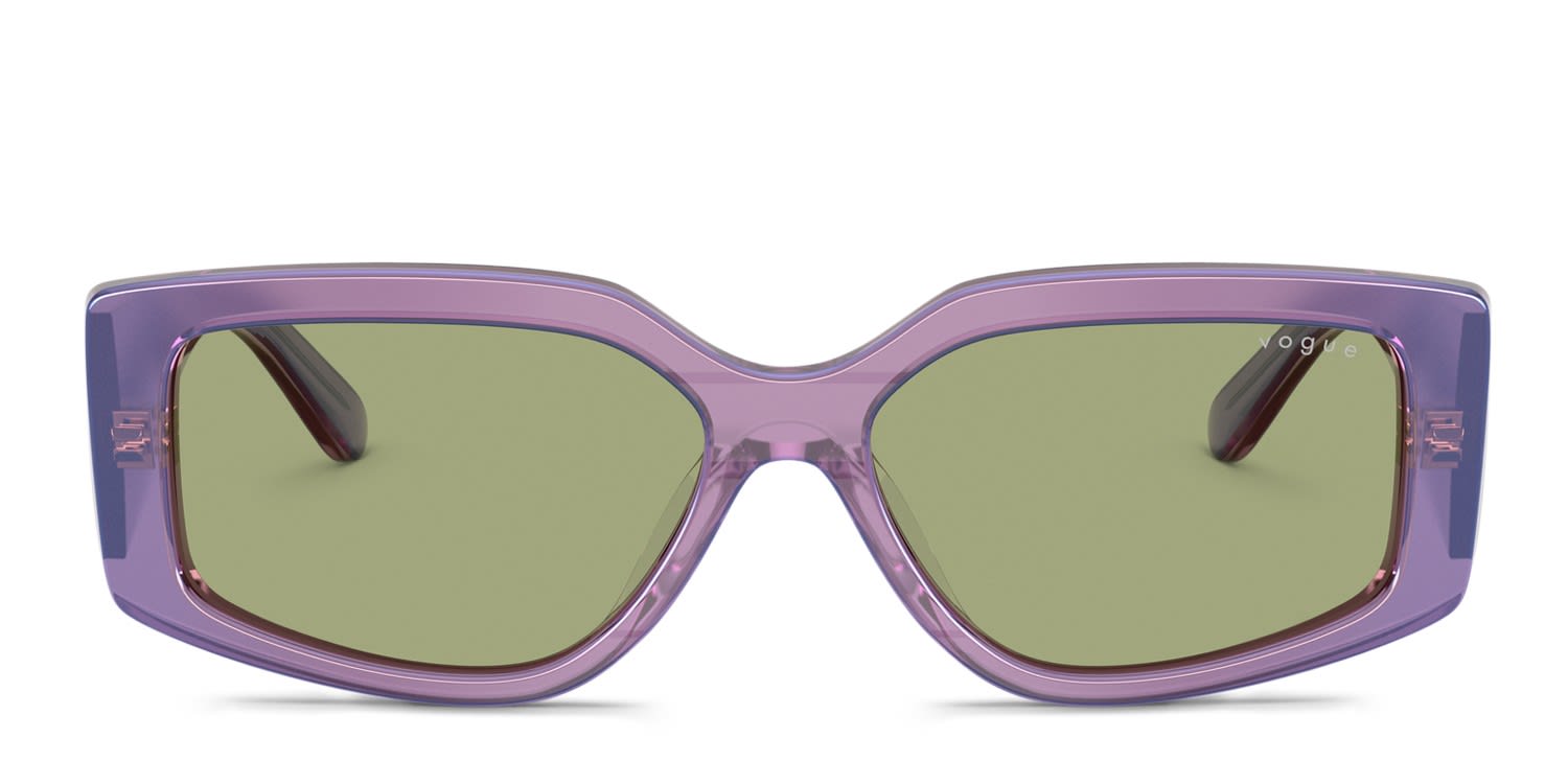 Vogue VO5642SU Clear, Purple, Green glasses - Clear / Purple / Green - Frontal View
