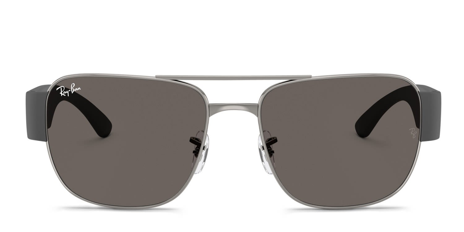 Ray-Ban RB3756 Gunmetal, Gray glasses - Gunmetal / Gray - Frontal View