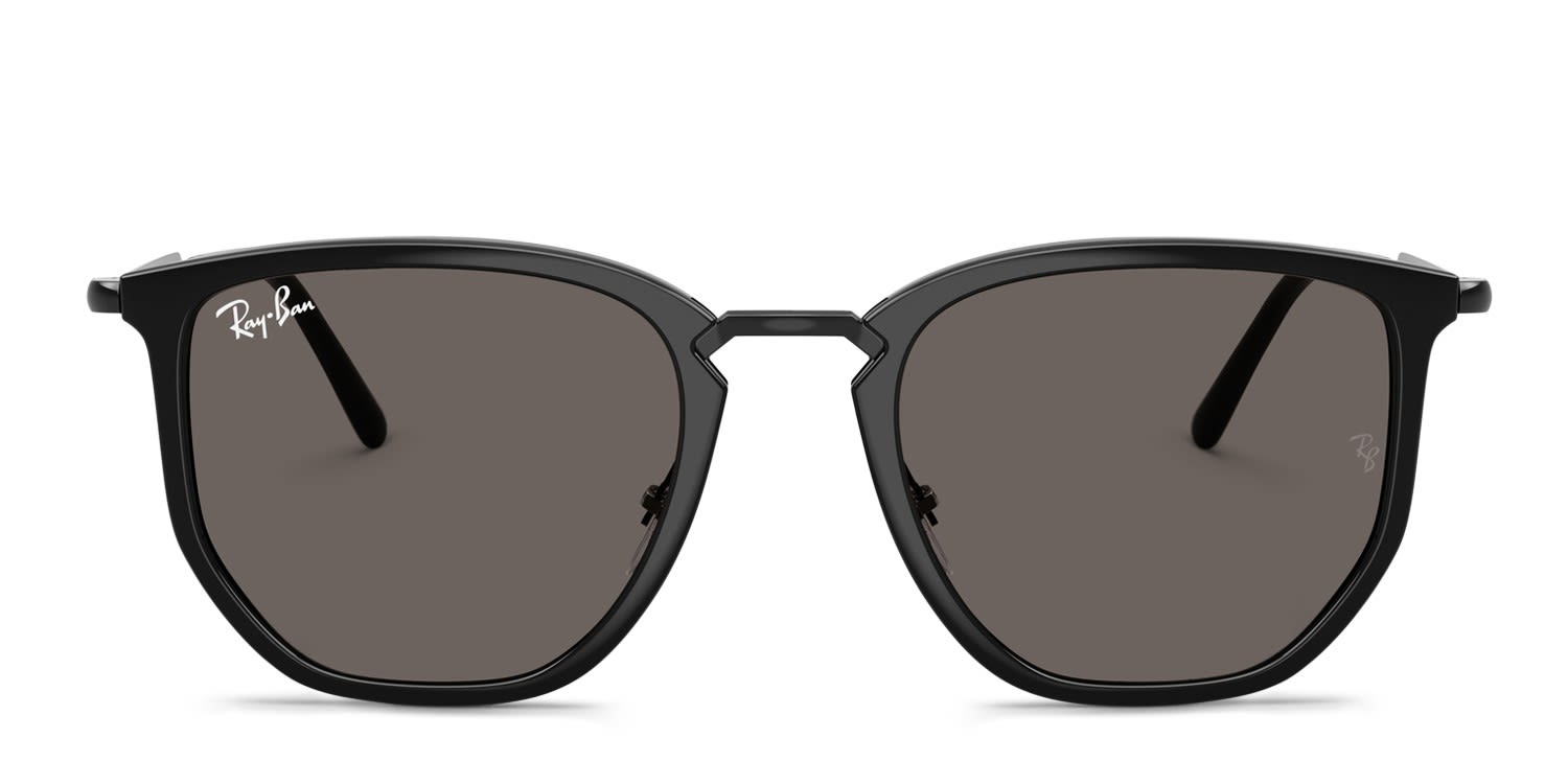 Ray-Ban RB4451 Black, Gray glasses - Black / Gray - Frontal View