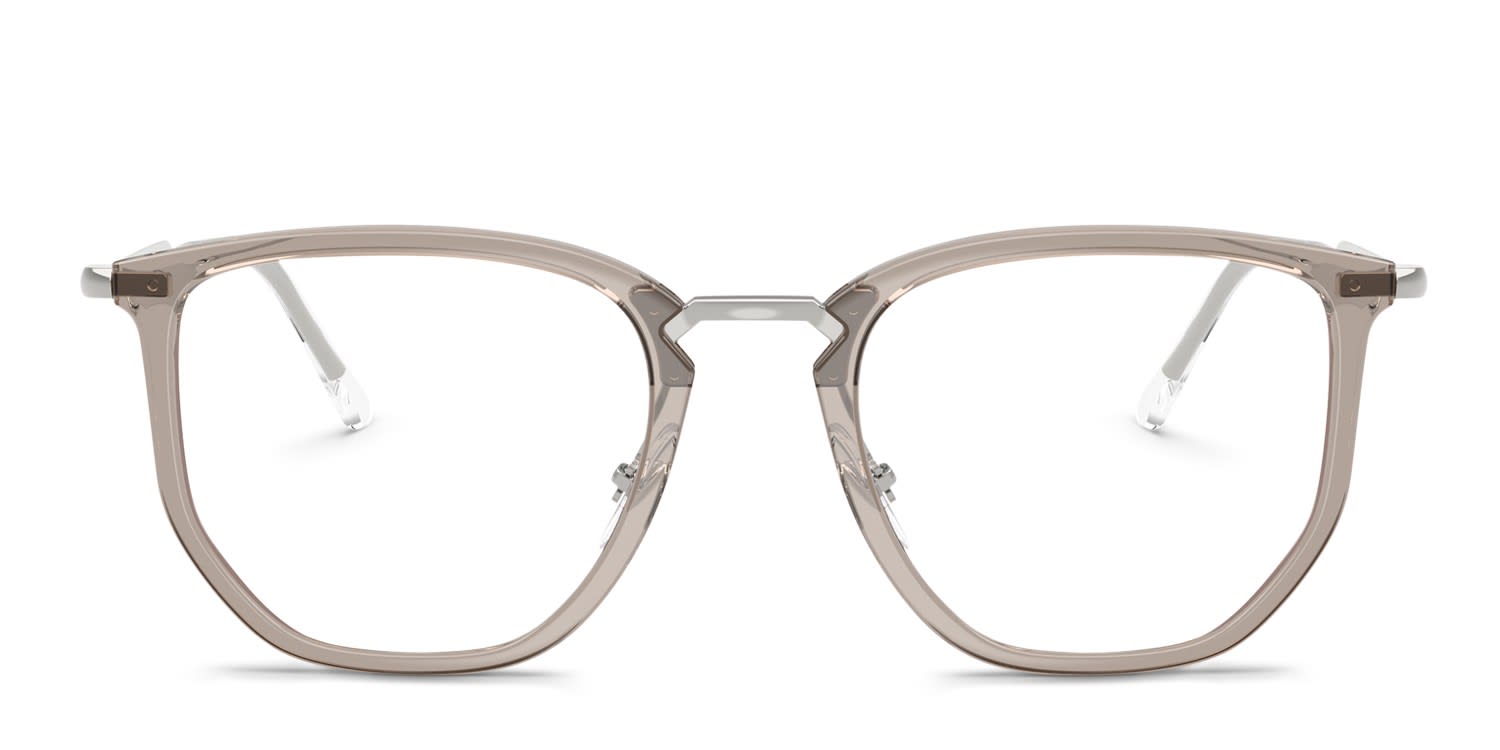 Ray-Ban RX4451V Clear, Gray glasses - Clear / Gray - Frontal View