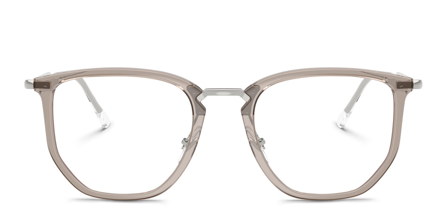 Ray-Ban RX4451V Clear, Gray glasses - Clear / Gray - Frontal View