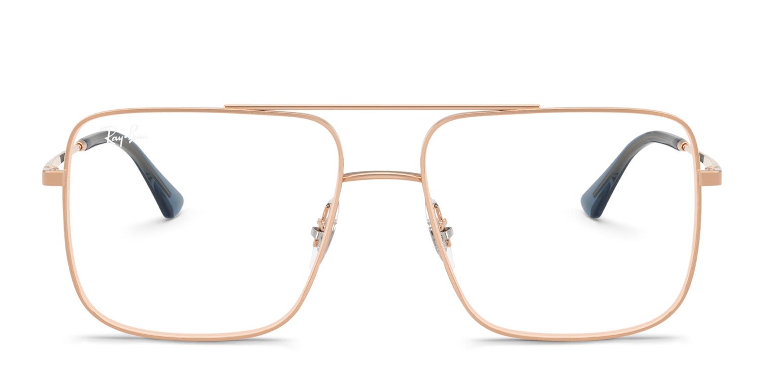 Ray-Ban RX3758V Ari Rose Gold glasses - Rose Gold - Frontal View