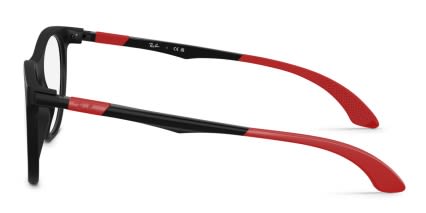 Ray-Ban RY9082V Kids Matte Black glasses - Matte Black - Side View