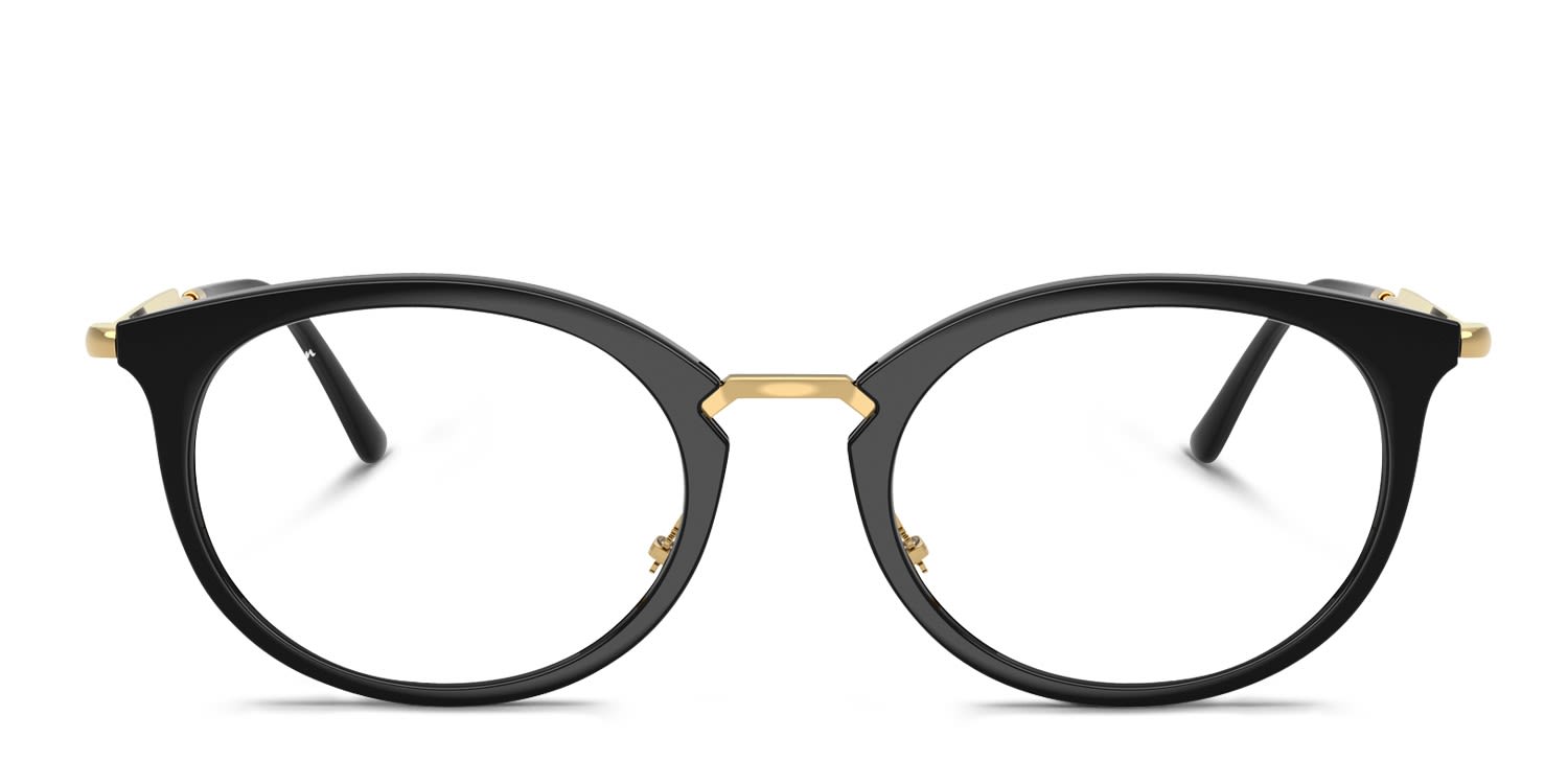 Ray-Ban RX7255 Black glasses - Black - Frontal View