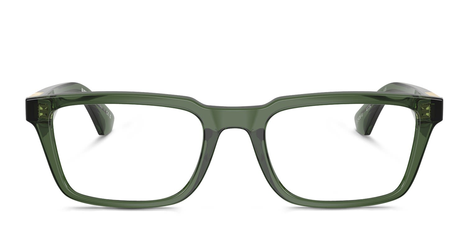 Burberry BE2428U Green glasses - Green - Frontal View