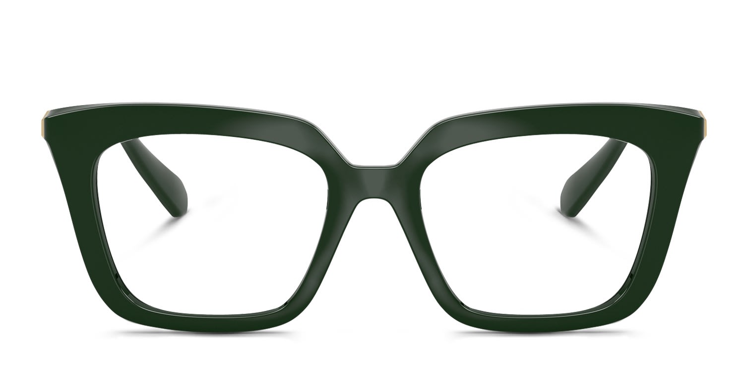 Swarovski SK2043 Green glasses - Green - Frontal View